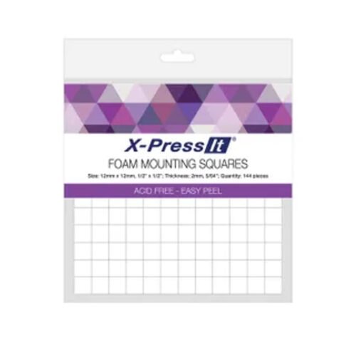 X-press It Foam Squares 12mm x 12mm