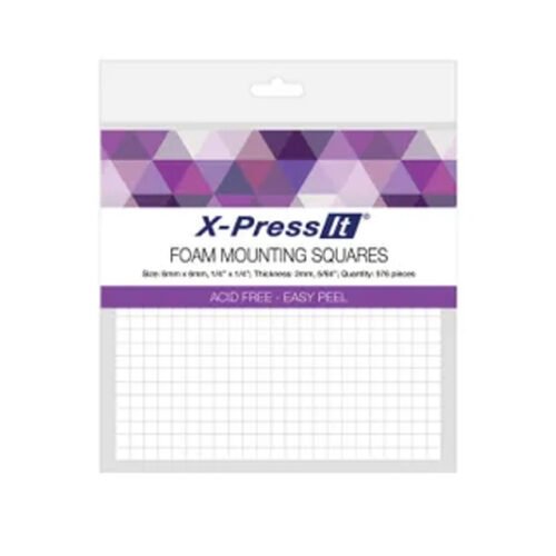 X-press It Foam Squares 6mm x 6mm