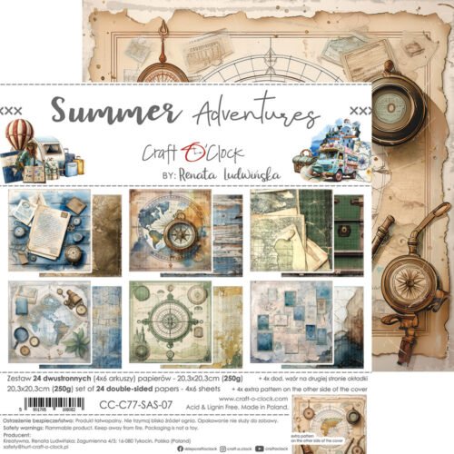 Summer Adventures 8x8 Main Papers - Image 8