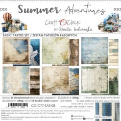 Summer Adventures 8x8 Background Papers