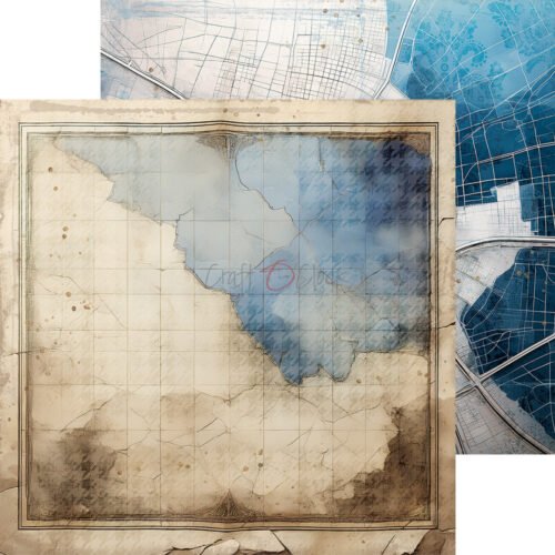 Summer Adventures 8x8 Background Papers - Image 2