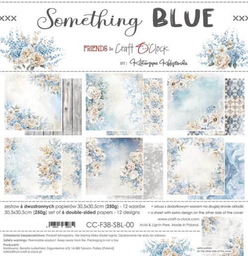 Something Blue 12x12 Main Papers