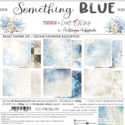 Something Blue 8x8 Background Papers