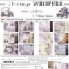 Heritage Whispers 8x8 Mixed Set Papers