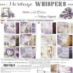 Heritage Whispers 8x8 Mixed Set Papers