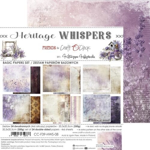 Heritage Whispers 8x8 Mixed Set Papers - Image 20