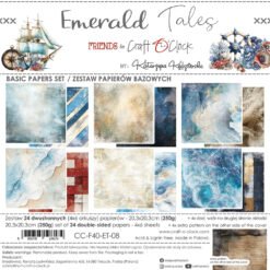 Emerald Tales 8x8 Background Papers