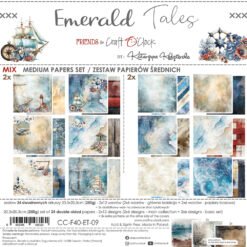 Emerald Tales 8x8 Mixed Set Papers