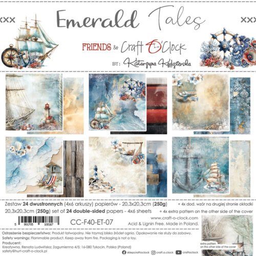 Emerald Tales 8x8 Mixed Set Papers - Image 2