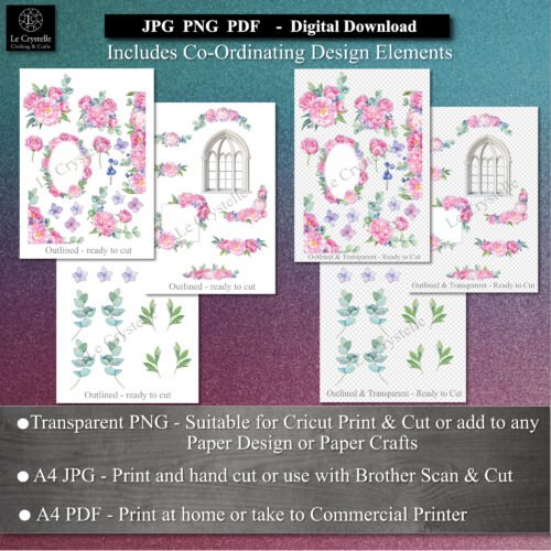 Digital Fairy Dreams Envelopes, Tags and Embellishment Collection - Image 3