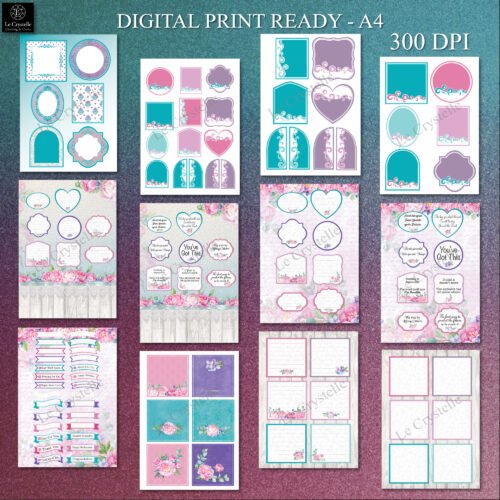 Digital Fairy Dreams Envelopes, Tags and Embellishment Collection