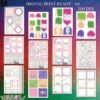 Digital Fantasia Island Envelopes, Tags and Embellishment Collection