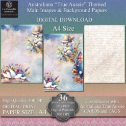 true aussie digital paper designs