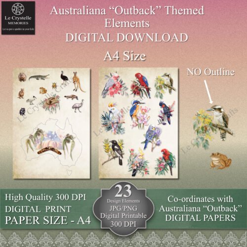 Australian Outback Cards Tags & Elements - Image 5