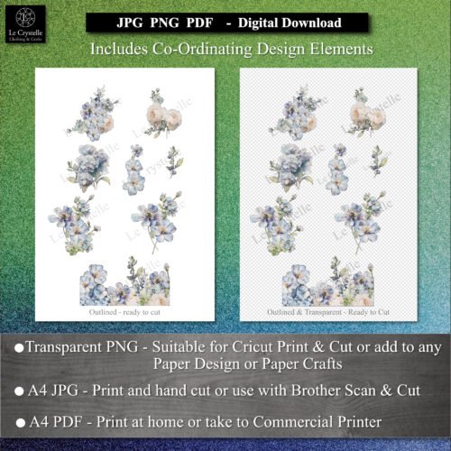 Digital Seafrolick Charm Envelopes, Tags and Embellishment Collection - Image 3