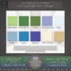 Seafrolick/Seafrolick Charm 12x12 Co-ordinating Linen Card Pack - 50 sheet Pack Pack contains - 10 Colours, 5 sheets of each colour - 216gsm These Linen colour packs co-ordinate beautifully with the Le Crystelle Seafrolick Charm Digital Patterned Paper and our Seafrolick Gradient Glitter card. They are especially suitable for packs to use in your class projects when you use the digital paper for various projects. Print the patterned paper as many times as you wish to enhance your scrapbook pages or help you with your class ideas.