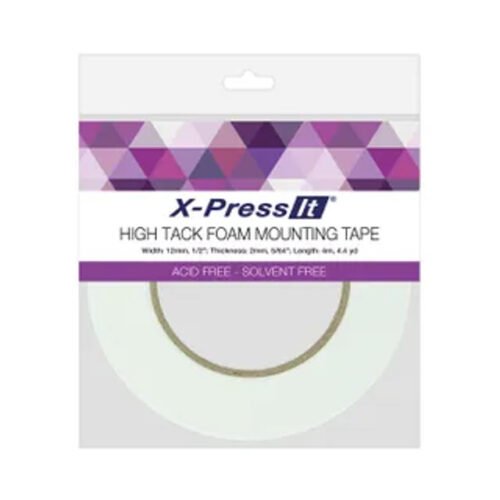 X-press It High Tac Foam Tape 12mm