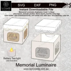 Explosion box memory luminaire